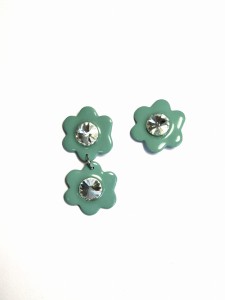 Asymetryczne kolczyki KWIATKI